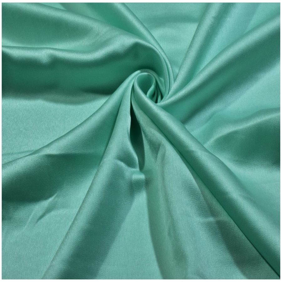 Mint Green Color Plain Dyed Imported Milano Satin Fabric - Fabric | F ...