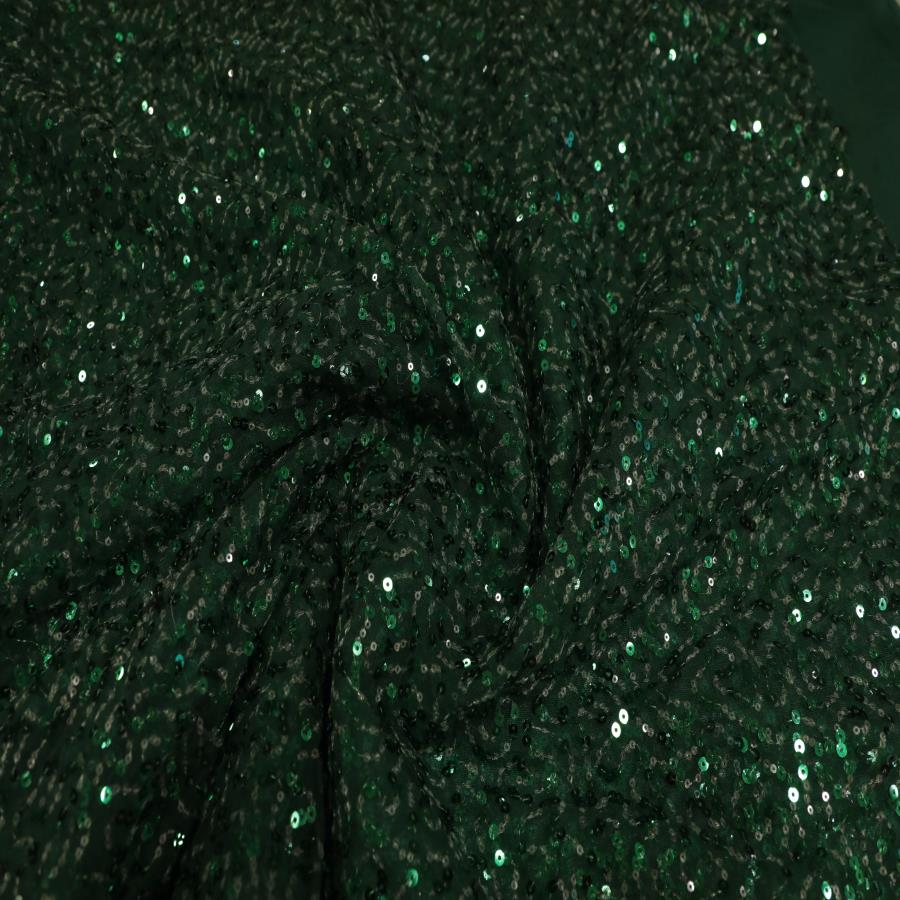 Green Glitter Fabric